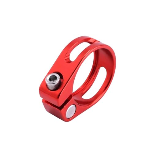 5Pcs 28.6/31.8/34,9mm Aluminium Legierung Fahrrad Sattelstütze Klemmen Radfahren Zubehör,Rot,28,6 mm von Poyuad