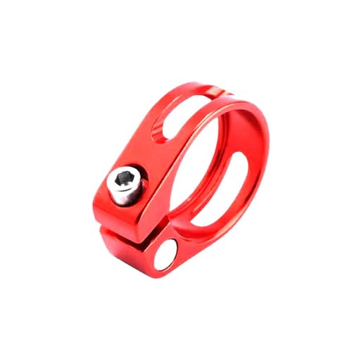 5Pcs 28.6/31.8/34,9mm Aluminium Legierung Fahrrad Sattelstütze Klemmen Radfahren Zubehör,Rot,34,9 mm von Poyuad