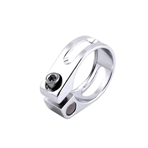 5Pcs 28.6/31.8/34,9mm Aluminium Legierung Fahrrad Sattelstütze Klemmen Radfahren Zubehör,Silber,31,8 mm 5Pcs 28.6/31.8/34,9mm Aluminium Legierung Fahrrad Sattelstütze Klemmen Radfahren Zubehör,Silber,31,8 mm von Poyuad