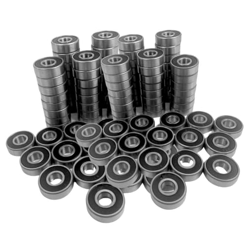 PpAaJK 100er-Pack 608 -Lager, 8 X 22 X 7 mm -Kugellager-Fettdichtungsbaugruppe, Roller-Skateboard-Lager PpAaJK 100er-Pack 608 -Lager, 8 X 22 X 7 mm -Kugellager-Fettdichtungsbaugruppe, Roller-Skateboard-Lager von PpAaJK