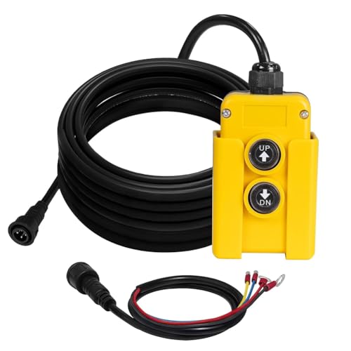PpAaJK 4-Adriger Fernbedienungsschalter für Kippanhänger für Hydraulikpumpe 12 V DC für Hebewinde Kippmulde PpAaJK 4-Adriger Fernbedienungsschalter für Kippanhänger für Hydraulikpumpe 12 V DC für Hebewinde Kippmulde von PpAaJK