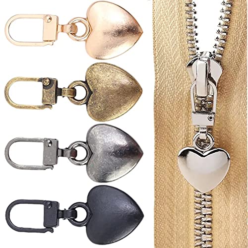 Ppmter Zipper -Pull, 5 -STK -Metall -Herz -Herz -ersatz -reißverschluss Reißverschluss Reißverschluss Reparaturkit, Reparatur Von Reißverschlusskit Zum Reparieren Von Schichten, Jacken Ppmter Zipper -Pull, 5 -STK -Metall -Herz -Herz -ersatz -reißverschluss Reißverschluss Reißverschluss Reparaturkit, Reparatur Von Reißverschlusskit Zum Reparieren Von Schichten, Jacken von Ppmter