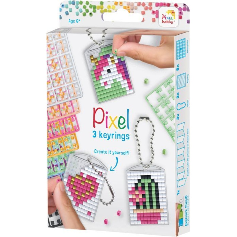 Pixel Medaillon Set Mädchen von Pracht Creatives Hobby GmbH