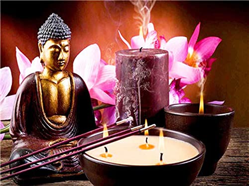 Diamond Painting Set, Bild mit Motiv Zeit für Meditation und Zubehör, Größe ca. 35 x 25 cm, Bastelset zum Malen mit Glitzersteinchen für Kinder ab 5 Jahren Diamond Painting Set, Bild mit Motiv Zeit für Meditation und Zubehör, Größe ca. 35 x 25 cm, Bastelset zum Malen mit Glitzersteinchen für Kinder ab 5 Jahren von Pracht Creatives Hobby