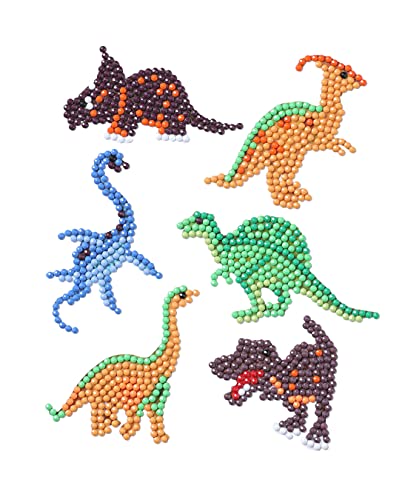 Diamond Painting Stickerset, Motiv Dinosaurier, Bastelset zum Gestalten von Aufklebern mit Glitzersteinchen, für Kinder ab 5 Jahren von Pracht Creatives Hobby