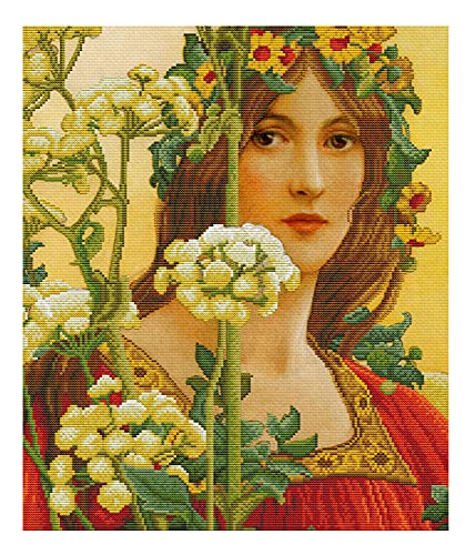 Ladybird Stickset Our lady of cow parsley, Kreuzstich-Set ca. 40 x 47 cm, Komplett-Set für ein eckiges Stickbild, handwerkliches Hobby für Erwachsene und Kinder ab 8 Jahren Ladybird Stickset Our lady of cow parsley, Kreuzstich-Set ca. 40 x 47 cm, Komplett-Set für ein eckiges Stickbild, handwerkliches Hobby für Erwachsene und Kinder ab 8 Jahren von Pracht Creatives Hobby