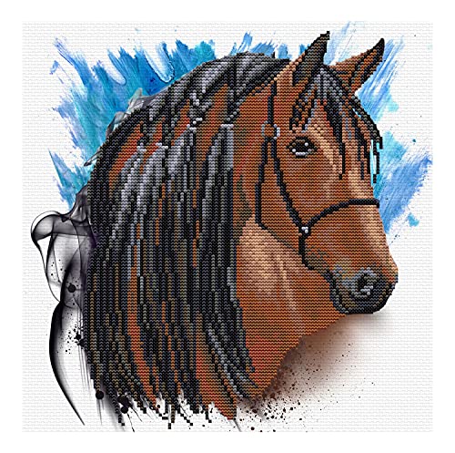 Ladybird Stickset Stallion Groom, Kreuzstich-Set ca. 30,5 x 30,5 cm, Komplett-Set für ein eckiges Stickbild, handwerkliches Hobby für Erwachsene und Kinder ab 8 Jahren Ladybird Stickset Stallion Groom, Kreuzstich-Set ca. 30,5 x 30,5 cm, Komplett-Set für ein eckiges Stickbild, handwerkliches Hobby für Erwachsene und Kinder ab 8 Jahren von Pracht Creatives Hobby