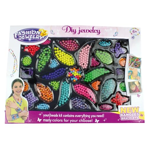 Pracht Creatives Hobby 4805-47081 - DIY Bastelset mit Kunststoffperlen in verschiedenen Designs und Farben, mit Zubehör, Perlen-Set zum Herstellen von Schmuck Pracht Creatives Hobby 4805-47081 - DIY Bastelset mit Kunststoffperlen in verschiedenen Designs und Farben, mit Zubehör, Perlen-Set zum Herstellen von Schmuck von Pracht Creatives Hobby