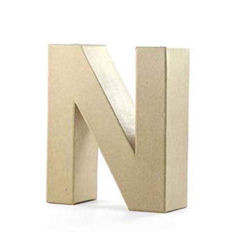 Pracht Creatives Hobby 4875-100N1 Papp Art Buchstabe N, Pappbuchstabe ca. 10 x 3 cm groß, ideal zum Bemalen, Bekleben und Verzieren, für Serviettentechnik geeignet, als dekorativer Schriftzug Pracht Creatives Hobby 4875-100N1 Papp Art Buchstabe N, Pappbuchstabe ca. 10 x 3 cm groß, ideal zum Bemalen, Bekleben und Verzieren, für Serviettentechnik geeignet, als dekorativer Schriftzug von Pracht Creatives Hobby