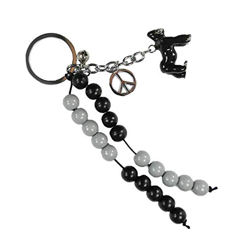 Pracht Creatives Hobby 5936-12025 Rechenkette zum Selbstgestalten, mit Schlüsselanhänger, Gorilla schwarz-grau, Bastelset mit 20 Rechenperlen, als Geschenk zur Einschulung Pracht Creatives Hobby 5936-12025 Rechenkette zum Selbstgestalten, mit Schlüsselanhänger, Gorilla schwarz-grau, Bastelset mit 20 Rechenperlen, als Geschenk zur Einschulung von Pracht Creatives Hobby