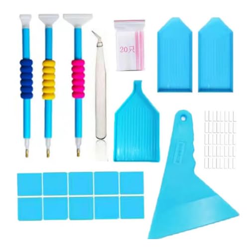 Pracht Creatives Hobby Diamond Painting, Zubehör Set, Werkzeug für das Malen mit Diamanten, 11-teilig Pracht Creatives Hobby Diamond Painting, Zubehör Set, Werkzeug für das Malen mit Diamanten, 11-teilig von Pracht Creatives Hobby