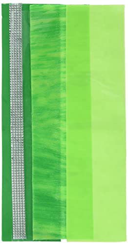 Pracht Creatives Hobby 7074-20035 Verzierwachsplatten Mix grün / silber, 3 halbe Wachsplatten, ca. 200 x 50 x 0,5 mm und ein Wachsstreifen, zum Modellieren und Verzieren von Kerzen Pracht Creatives Hobby 7074-20035 Verzierwachsplatten Mix grün / silber, 3 halbe Wachsplatten, ca. 200 x 50 x 0,5 mm und ein Wachsstreifen, zum Modellieren und Verzieren von Kerzen von Pracht Creatives Hobby
