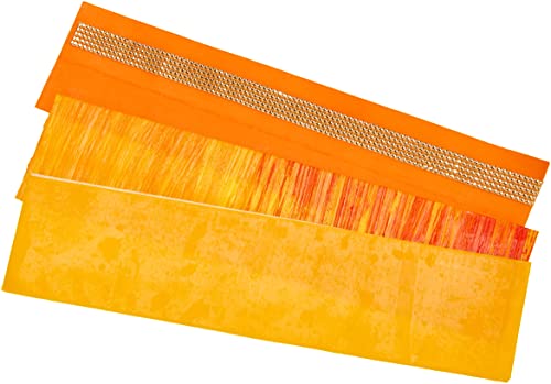 Pracht Creatives Hobby 7074-20075 Verzierwachsplatten Mix orange / gold, 3 halbe Wachsplatten, ca. 200 x 50 x 0,5 mm und ein Wachsstreifen, zum Modellieren und Verzieren von Kerzen Pracht Creatives Hobby 7074-20075 Verzierwachsplatten Mix orange / gold, 3 halbe Wachsplatten, ca. 200 x 50 x 0,5 mm und ein Wachsstreifen, zum Modellieren und Verzieren von Kerzen von Pracht Creatives Hobby