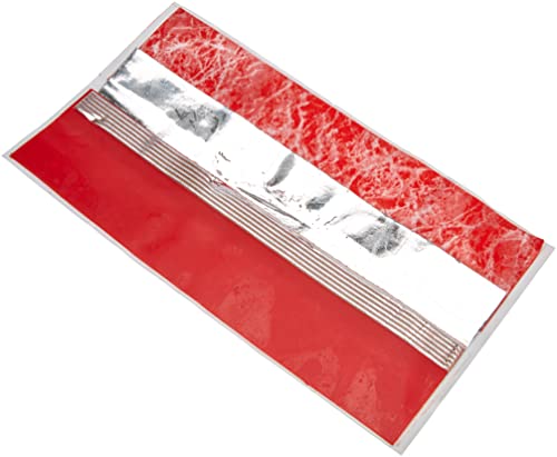 Pracht Creatives Hobby 7074-20235 Verzierwachsplatten Mix rot / silber, 3 halbe Wachsplatten, ca. 200 x 50 x 0,5 mm und ein Wachsstreifen, zum Modellieren und Verzieren von Kerzen Pracht Creatives Hobby 7074-20235 Verzierwachsplatten Mix rot / silber, 3 halbe Wachsplatten, ca. 200 x 50 x 0,5 mm und ein Wachsstreifen, zum Modellieren und Verzieren von Kerzen von Pracht Creatives Hobby