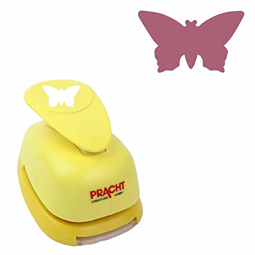 Pracht Creatives Hobby Motivstanzer groß Schmetterling 38 mm Motivlocher, Papierstanzer von Pracht Creatives Hobby
