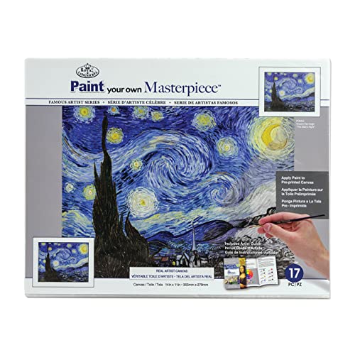 Royal & Langnickel - Malen nach Zahlen Masterpiece Sternenklare Nacht, enthält Leinwand, Farben und Pinsel, für Erwachsene und Kinder ab 8 Jahren Royal & Langnickel - Malen nach Zahlen Masterpiece Sternenklare Nacht, enthält Leinwand, Farben und Pinsel, für Erwachsene und Kinder ab 8 Jahren von Pracht Creatives Hobby