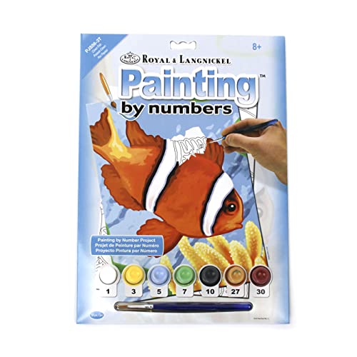 Pracht Creatives Hobby Royal & Langnickel - Malen nach Zahlen Clownfisch, enthält Farben und Pinsel, für Erwachsene und Kinder ab 8 Jahren von Pracht Creatives Hobby
