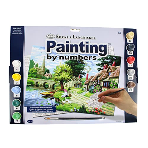 Royal & Langnickel - Malen nach Zahlen Enten füttern, enthält Farben und Pinsel, für Erwachsene und Kinder ab 8 Jahren von Pracht Creatives Hobby