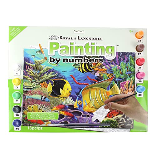Royal & Langnickel - Malen nach Zahlen Korallenriff, enthält Farben und Pinsel, für Erwachsene und Kinder ab 8 Jahren von Pracht Creatives Hobby