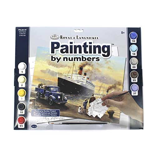 Royal & Langnickel - Malen nach Zahlen Leopard, enthält Farben und Pinsel, für Erwachsene und Kinder ab 8 Jahren von Pracht Creatives Hobby