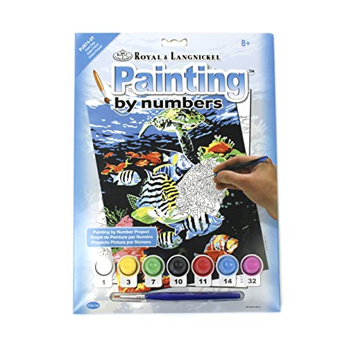 Royal & Langnickel - Malen nach Zahlen Ozean, enthält Farben und Pinsel, für Erwachsene und Kinder ab 8 Jahren von Pracht Creatives Hobby