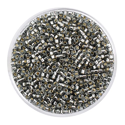 Pracht Schmuckperlen Delica-Rocailles Ø2mm in Perlendose Silbergrau Pracht Schmuckperlen Delica-Rocailles Ø2mm in Perlendose Silbergrau von Pracht
