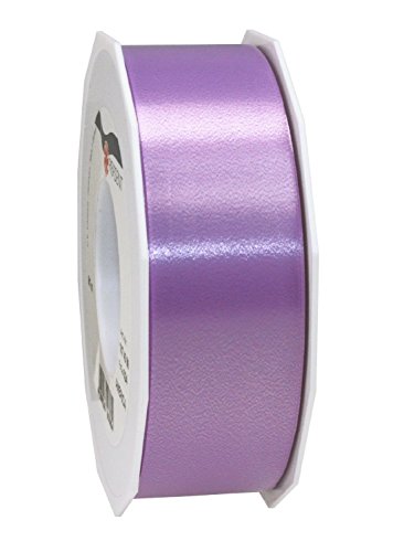 C.E. PATTBERG Geschenkband Flieder, 91 Meter Ringelband 40 mm zum Basteln, Dekorieren & Verpacken von Geschenken zu jedem Anlass von PRÄSENT