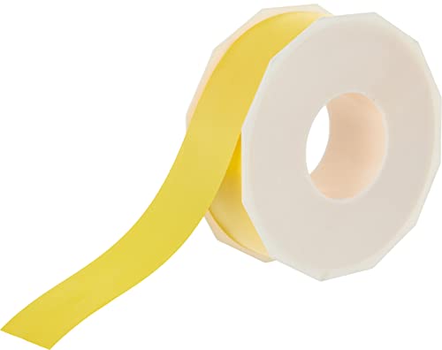 C.E. PATTBERG Geschenkband gelb, 91 Meter Ringelband 40 mm zum Basteln, Dekorieren & Verpacken von Geschenken zu jedem Anlass von PRÄSENT