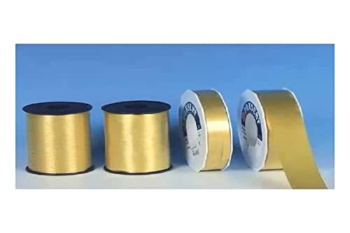 Präsent C.E. PATTBERG Geschenkband Gold, 91 Meter Ringelband 25 mm zum Basteln, Dekorieren & Verpacken von Geschenken zu jedem Anlass Präsent C.E. PATTBERG Geschenkband Gold, 91 Meter Ringelband 25 mm zum Basteln, Dekorieren & Verpacken von Geschenken zu jedem Anlass von Präsent