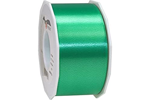 Präsent C.E. PATTBERG Geschenkband grün, 91 Meter Ringelband 40 mm zum Basteln, Dekorieren & Verpacken von Geschenken zu jedem Anlass von PRÄSENT