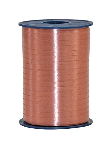 Präsent C.E. PATTBERG Geschenkband Nougat-braun, 250 Meter Ringelband 10 mm zum Basteln, Dekorieren & Verpacken von Geschenken zu jedem Anlass von Präsent