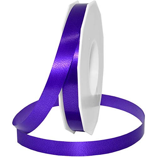 C.E. PATTBERG Geschenkband violett, 91 Meter Ringelband 15 mm zum Basteln, Dekorieren & Verpacken von Geschenken zu jedem Anlass von Präsent