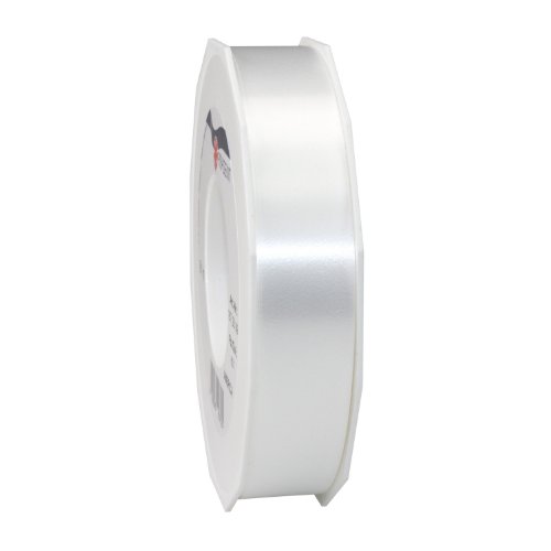 C.E. PATTBERG Geschenkband weiss, 91 Meter Ringelband 25 mm zum Basteln, Dekorieren & Verpacken von Geschenken zu jedem Anlass C.E. PATTBERG Geschenkband weiss, 91 Meter Ringelband 25 mm zum Basteln, Dekorieren & Verpacken von Geschenken zu jedem Anlass von Morex Ribbon