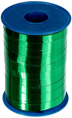 Präsent C.E. Pattberg Mexico Geschenkband metallic grün, 250 m Ringelband zum Einpacken von Geschenken, 10 mm Breite, Zubehör zum Dekorieren & Basteln, Dekoband, Anlass von PRÄSENT