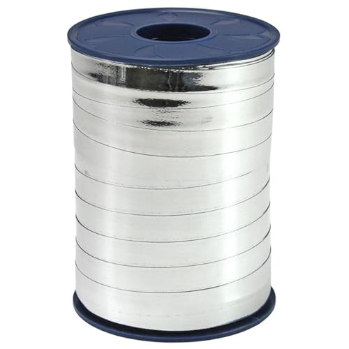 Präsent C.E. Pattberg Mexico Geschenkband metallic Silber, 250 m Ringelband zum Einpacken von Geschenken, 10 mm Breite, Zubehör zum Dekorieren & Basteln, Dekoband, Anlass Präsent C.E. Pattberg Mexico Geschenkband metallic Silber, 250 m Ringelband zum Einpacken von Geschenken, 10 mm Breite, Zubehör zum Dekorieren & Basteln, Dekoband, Anlass von Präsent