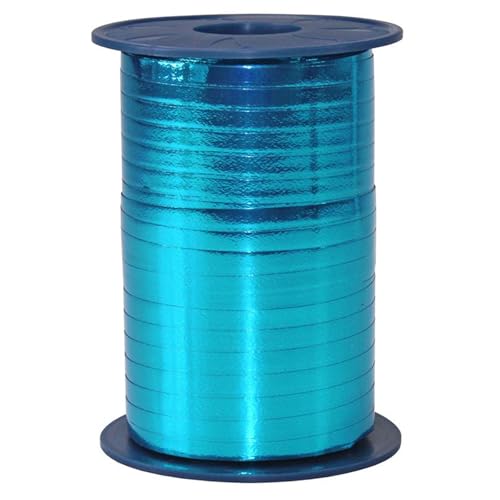 Präsent C.E. Pattberg Mexico Geschenkband metallic türkis, 400 m Ringelband zum Einpacken von Geschenken, 5 mm Breite, Zubehör zum Dekorieren & Basteln, Dekoband, Anlass Präsent C.E. Pattberg Mexico Geschenkband metallic türkis, 400 m Ringelband zum Einpacken von Geschenken, 5 mm Breite, Zubehör zum Dekorieren & Basteln, Dekoband, Anlass von PRÄSENT