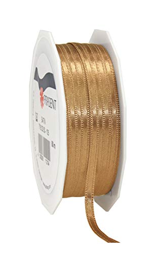 Präsent C.E. Pattberg Satin Gold, 50 m Satinband zum Einpacken von Geschenken, 3 mm Breite, Geschenkband zum Dekorieren & Basteln, Dekoband, Anlass Präsent C.E. Pattberg Satin Gold, 50 m Satinband zum Einpacken von Geschenken, 3 mm Breite, Geschenkband zum Dekorieren & Basteln, Dekoband, Anlass von Präsent