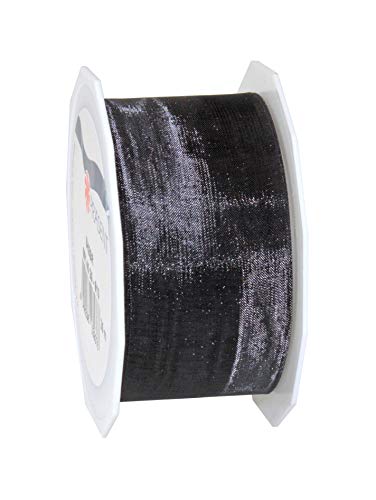 Präsent C.E. Pattberg Sheer Organzaband schwarz, 25 m Geschenkband zum Einpacken von Geschenken, 40 mm Breite, Zubehör zum Dekorieren & Basteln, Dekoband Präsent C.E. Pattberg Sheer Organzaband schwarz, 25 m Geschenkband zum Einpacken von Geschenken, 40 mm Breite, Zubehör zum Dekorieren & Basteln, Dekoband von Präsent