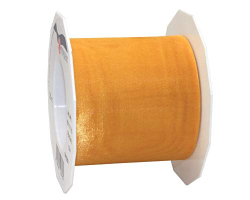 Präsent C.E. Pattberg Sheer Organzaband Sonnengelb, 25 m Geschenkband zum Einpacken von Geschenken, 72 mm Breite, Zubehör zum Dekorieren & Basteln, Dekoband Präsent C.E. Pattberg Sheer Organzaband Sonnengelb, 25 m Geschenkband zum Einpacken von Geschenken, 72 mm Breite, Zubehör zum Dekorieren & Basteln, Dekoband von PRÄSENT