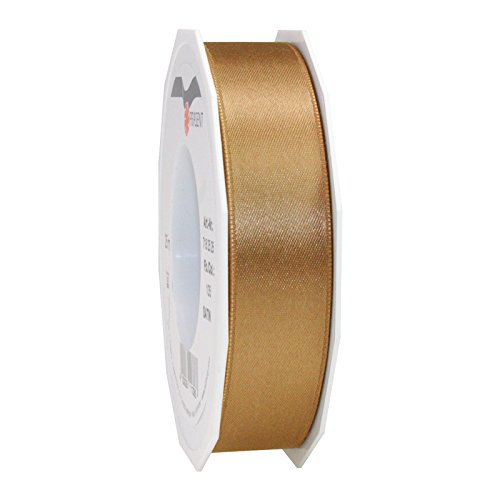 Präsent C.E. Pattberg Satin Gold, 25 m Satinband zum Einpacken von Geschenken, 25 mm Breite, Geschenkband zum Dekorieren & Basteln, Dekoband, Anlass Präsent C.E. Pattberg Satin Gold, 25 m Satinband zum Einpacken von Geschenken, 25 mm Breite, Geschenkband zum Dekorieren & Basteln, Dekoband, Anlass von PRÄSENT