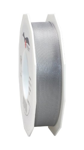 Präsent - EUROPA Geschenkband - sterlingsilber - 50-m-Rolle 25 mm von Morex Ribbon