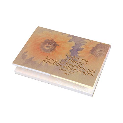 Klebezettel Haftnotiz Set mit Postits in vier Farben und Größen | Danket dem Herren | christliches Geschenk Klebezettel Haftnotiz Set mit Postits in vier Farben und Größen | Danket dem Herren | christliches Geschenk von Praisent