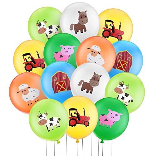 Prasacco 40 Stück Bauernhof Tier Luftballons, 12 Zoll Großer Ballon Dekorative Latex-Ballons Luftballons zum Thema Bauernhof für Geburtstagsfeiern, Babyparty, Bauernhof-Mottopartys (Zufälliges Muster) Prasacco 40 Stück Bauernhof Tier Luftballons, 12 Zoll Großer Ballon Dekorative Latex-Ballons Luftballons zum Thema Bauernhof für Geburtstagsfeiern, Babyparty, Bauernhof-Mottopartys (Zufälliges Muster) von Prasacco