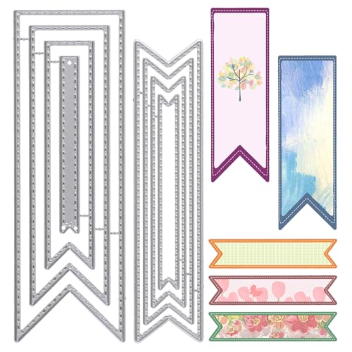 Prasacco 8 Stück Lesezeichen Metall Stanzformen, Quadratisches Lesezeichen Metall Baumrahmen Embossing Schablonen DIY Handwerk Stanzschablonen Stanzformen Werkzeug für Kartenherstellung, Prägepapier Prasacco 8 Stück Lesezeichen Metall Stanzformen, Quadratisches Lesezeichen Metall Baumrahmen Embossing Schablonen DIY Handwerk Stanzschablonen Stanzformen Werkzeug für Kartenherstellung, Prägepapier von Prasacco