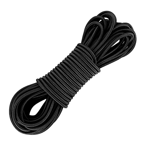 Prasacco Elastisch Faden, 3 mm x 10 m Schwarzes Gummiband Elastisches Nylonband für DIY-Schmuckherstellung, Wäscheleinen, Camping, Schaukeln, Anhänger, Schnürsenkel Prasacco Elastisch Faden, 3 mm x 10 m Schwarzes Gummiband Elastisches Nylonband für DIY-Schmuckherstellung, Wäscheleinen, Camping, Schaukeln, Anhänger, Schnürsenkel von Prasacco