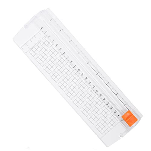 Prasacco Mini Papierschneider, Tragbarer Papierschneider für Karton mit faltbarem Lineal Hebelschneider für Handwerk A5 Foto Etikett Karte Scrapbook Schneidewerkzeuge Prasacco Mini Papierschneider, Tragbarer Papierschneider für Karton mit faltbarem Lineal Hebelschneider für Handwerk A5 Foto Etikett Karte Scrapbook Schneidewerkzeuge von Prasacco