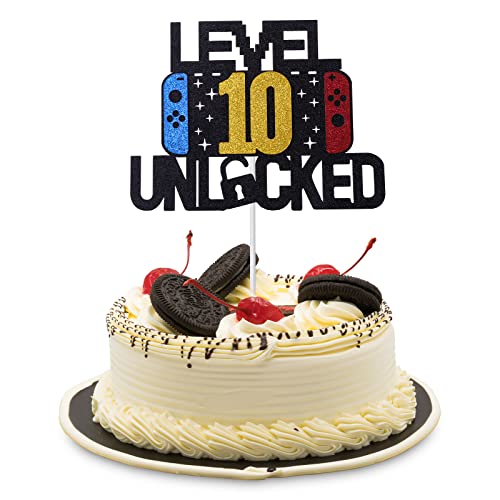 Prasacco Tortendeko Geburtstag, Spiel Themen-Kuchenaufsatz Kuchendekoration Happy Birthday Cupcake Topper mit Essen Papier Stick Geburtstag Kuchenzubehör für 10 Jahre alter Junge und Mädchen (1 Stück) Prasacco Tortendeko Geburtstag, Spiel Themen-Kuchenaufsatz Kuchendekoration Happy Birthday Cupcake Topper mit Essen Papier Stick Geburtstag Kuchenzubehör für 10 Jahre alter Junge und Mädchen (1 Stück) von Prasacco