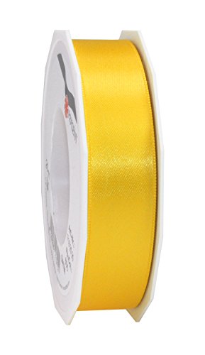 Präsent C.E. Pattberg Satin gelb, 25 m Satinband zum Einpacken von Geschenken, 25 mm Breite, Geschenkband zum Dekorieren & Basteln, Dekoband, Anlass Präsent C.E. Pattberg Satin gelb, 25 m Satinband zum Einpacken von Geschenken, 25 mm Breite, Geschenkband zum Dekorieren & Basteln, Dekoband, Anlass von Präsent