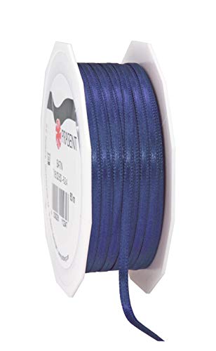 Präsent C.E. Pattberg Satin dunkelblau, 50 m Satinband zum Einpacken von Geschenken, 3 mm Breite, Geschenkband zum Dekorieren & Basteln, Dekoband, Anlass Präsent C.E. Pattberg Satin dunkelblau, 50 m Satinband zum Einpacken von Geschenken, 3 mm Breite, Geschenkband zum Dekorieren & Basteln, Dekoband, Anlass von Präsent