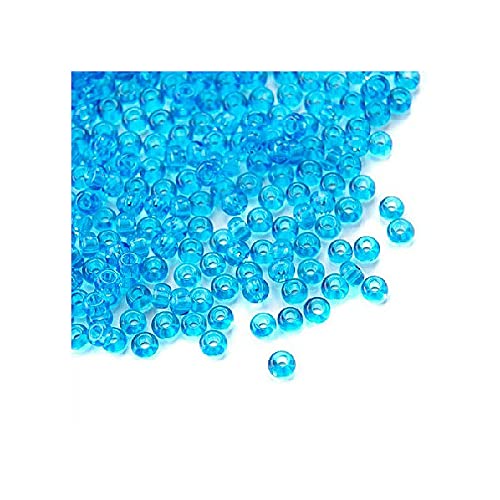 20 g Preciosa Rocailles - Aqua, 10/0 ca. 2,3 mm (PRECIOSA seed beads - aqua, 10/0 approx. 2.3 mm) von Preciosa